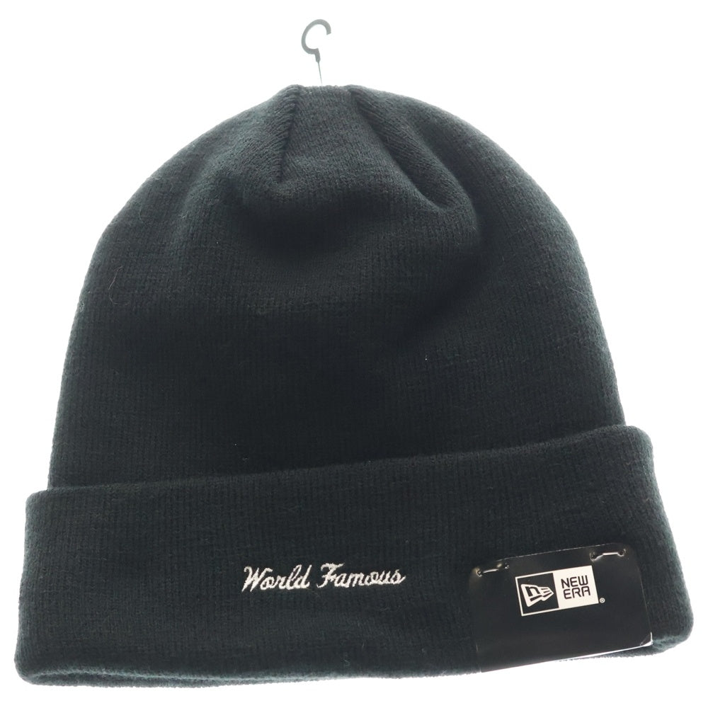 SUPREME(シュプリーム) 19AW ×NEW ERA Bandana Box logo Beanie ニューエラ バンダナ柄 ボックスロゴ ニットキャップ 帽子 ブラック