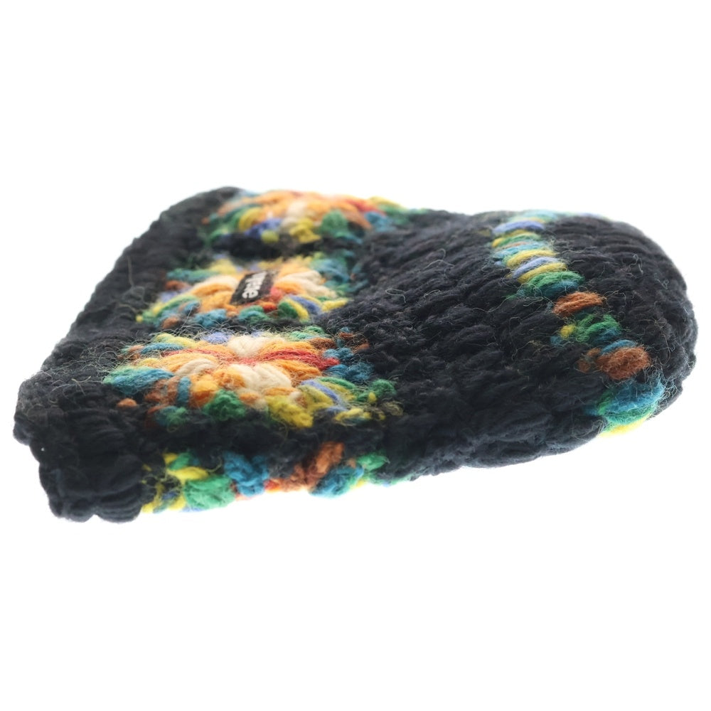 SUPREME(シュプリーム) 25SS Crochet Beanie クロケット ロゴデザイン バケットハット 帽子 ブラック