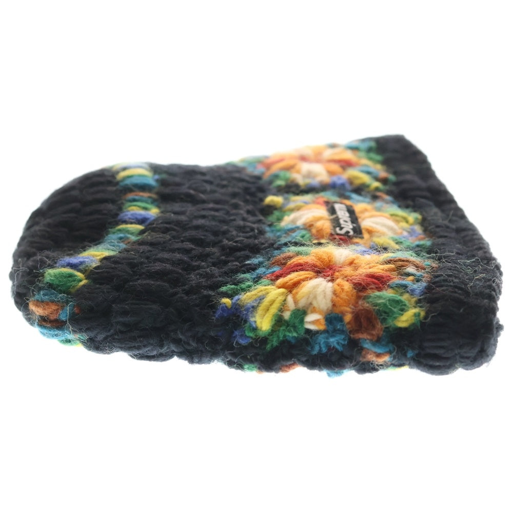SUPREME(シュプリーム) 25SS Crochet Beanie クロケット ロゴデザイン バケットハット 帽子 ブラック