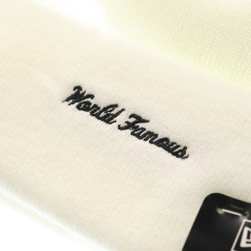 SUPREME(シュプリーム) 21AW ×NEW ERA Box Logo Beanie ニューエラ ボックスロゴデザイン ビーニー ニット帽 ホワイト