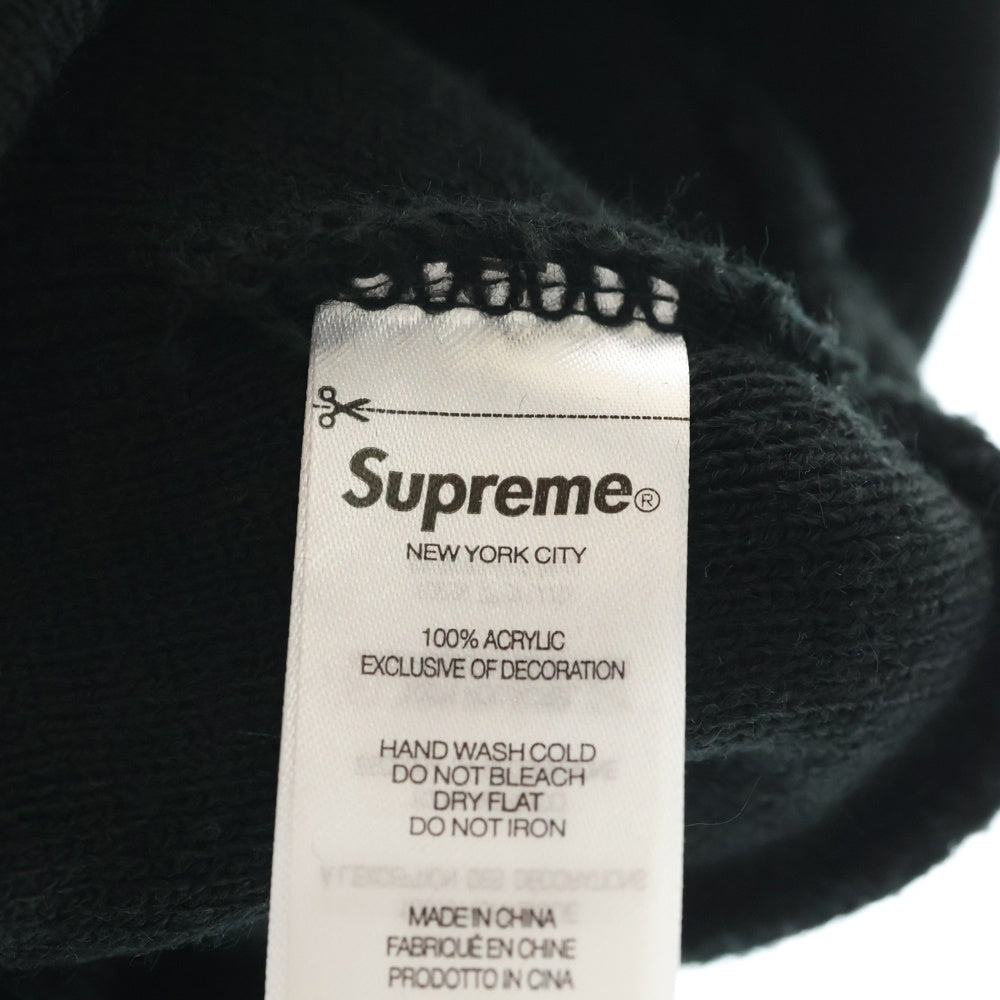 SUPREME(シュプリーム) 23SS Motion Logo Beanie モーション ロゴデザイン ビーニー ニット帽 ブラック
