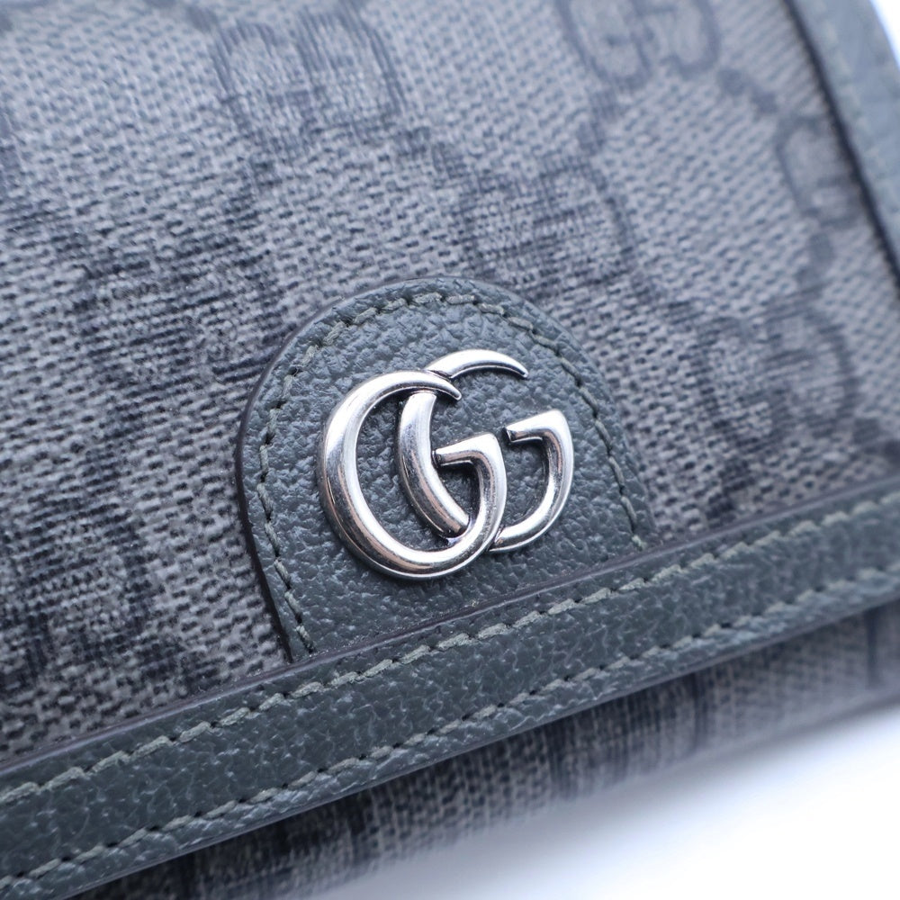 GUCCI(グッチ) GGスプリーム カードケース 名刺入れ グレー 732025 レディース
