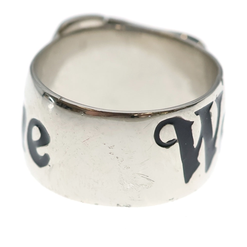 Vivienne Westwood(ヴィヴィアンウエストウッド) BELT RING ロゴ ベルトリング シルバー レディース