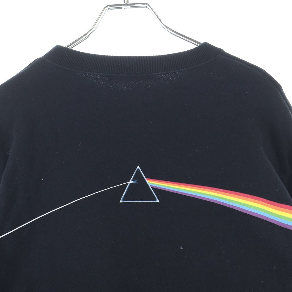 UNDERCOVER(アンダーカバー) 23SS SWEAT PF TDSOTM Pylamid/Prism ピンクフロイド ピラミッドプリズム プリンテッド クルーネックスウェットトレーナー ブラック UC1C4891-3