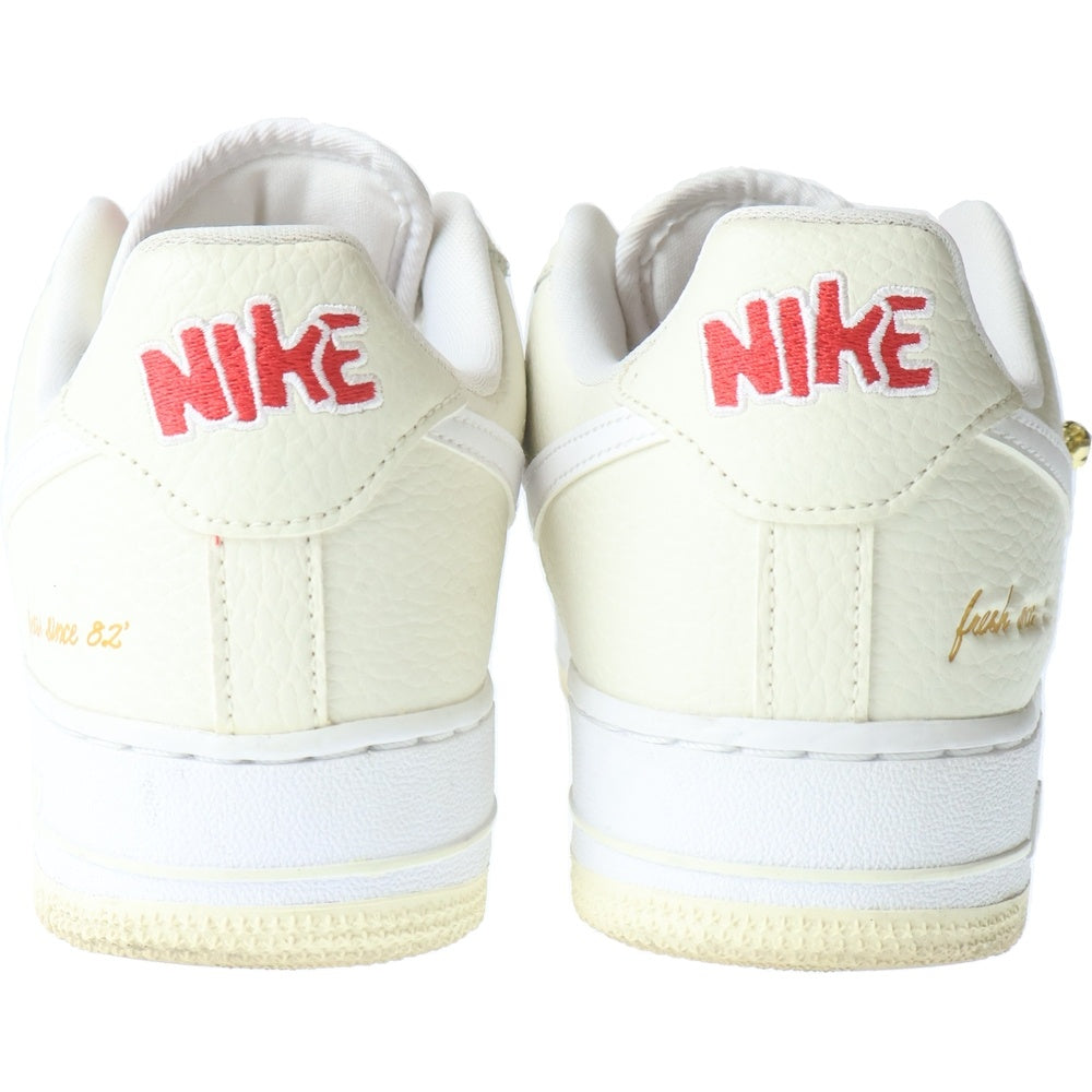NIKE(ナイキ) AIR FORCE 1 '07 PRM EMB POPCORN エアフォース 1 ロー ポップコーン ローカットスニーカー アイボリー US7/25cm CW2919-100