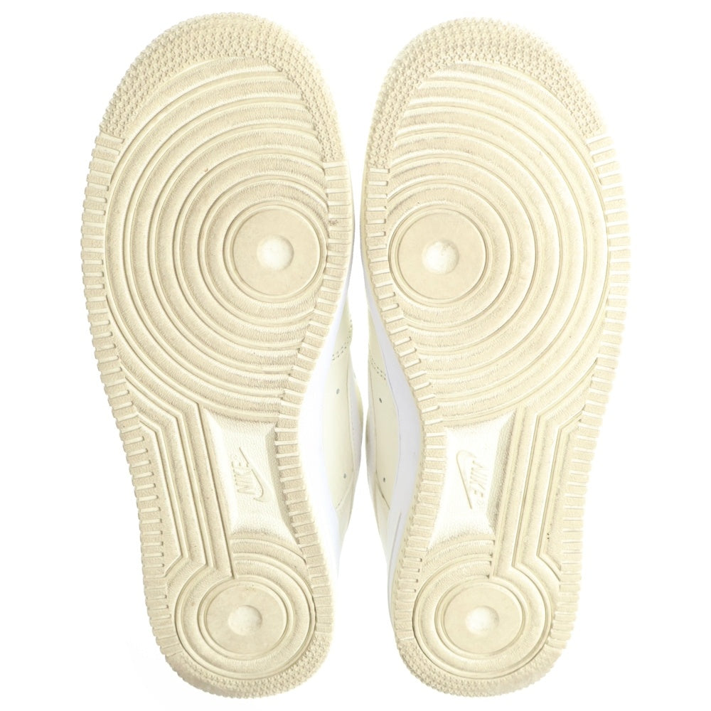 NIKE(ナイキ) AIR FORCE 1 '07 PRM EMB POPCORN エアフォース 1 ロー ポップコーン ローカットスニーカー アイボリー US7/25cm CW2919-100