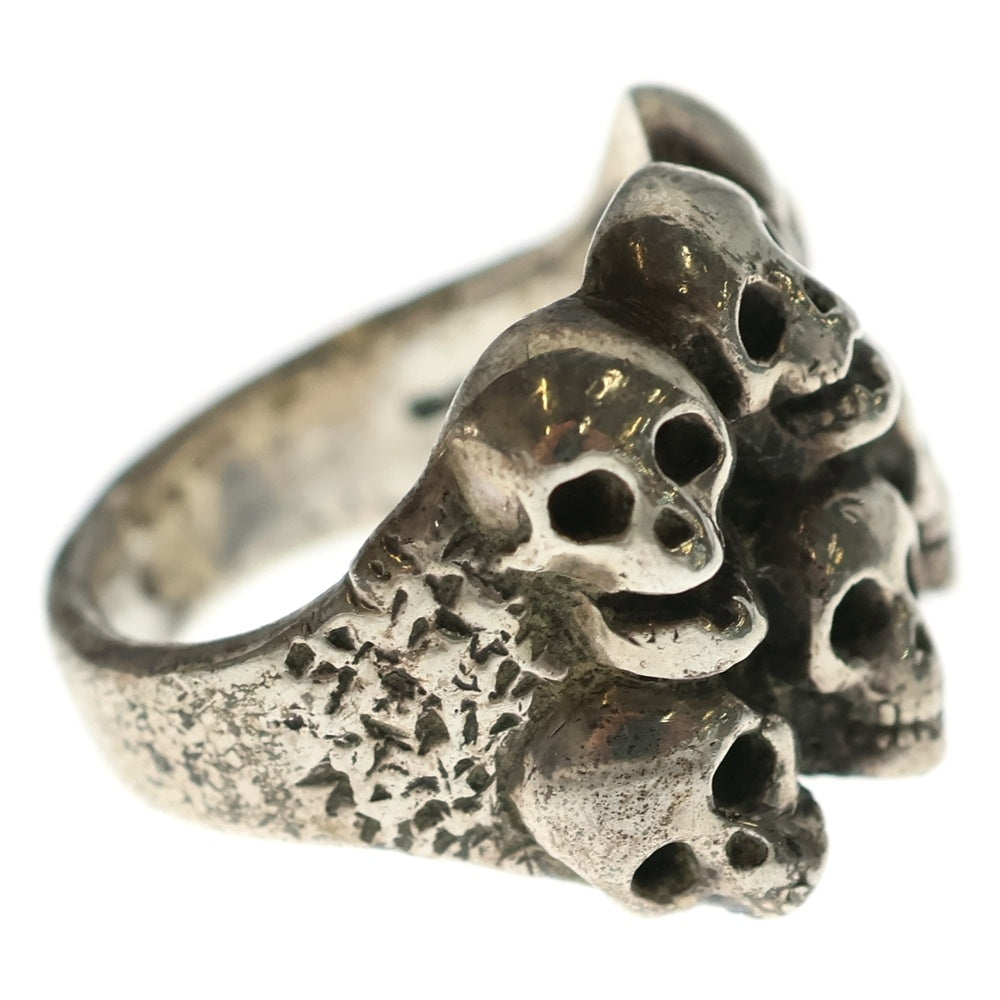 CRAZY PIG(クレイジーピッグ) CATACOMBS SKULLS RING カタコンベ スカルリング シルバー