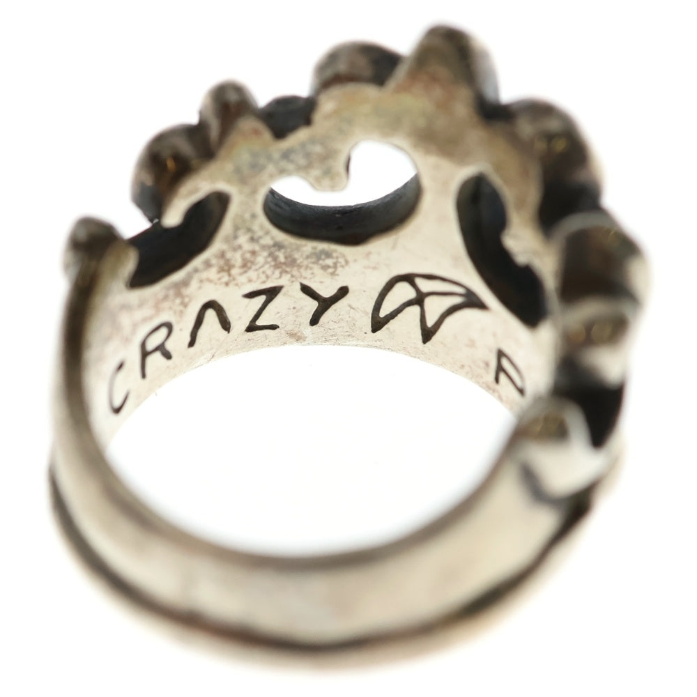 CRAZY PIG(クレイジーピッグ) TUDOR CROWN RING チューダークラウンリング シルバー