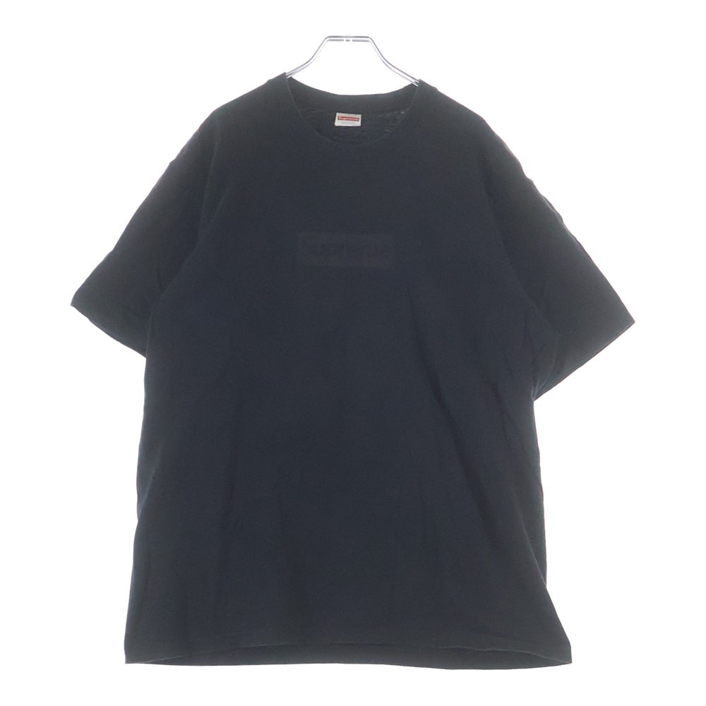 SUPREME(シュプリーム) 23SS Tonal Box Logo Tee トーナル ボックスロゴ プリント クルーネック 半袖Tシャツ カットソー ブラック