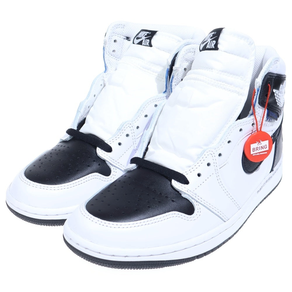 NIKE(ナイキ) ×Fragment Design ×UNION Air Jordan 1 II7282-100 ×フラグメントデザイン ×ユニオン エアジョーダン1 レトロ ハイカットスニーカー US8.5/26.5cm