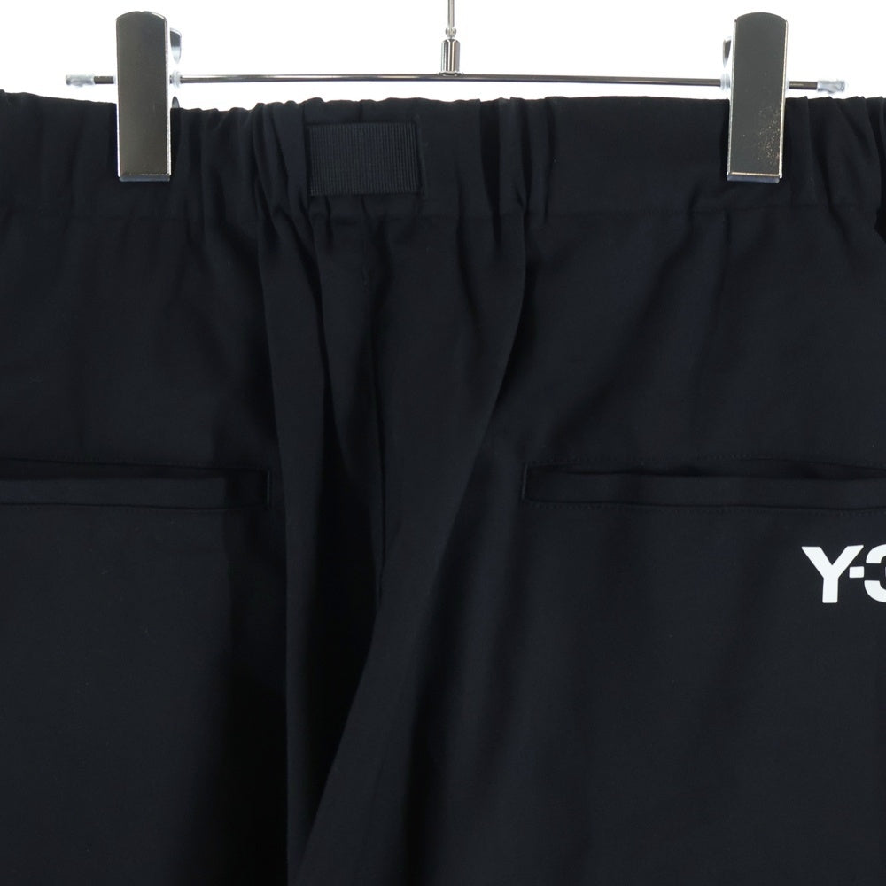 Y-3(ワイスリー) REF WO PANTS サイドライン ドローコード サルエルパンツ ブラック IW7455