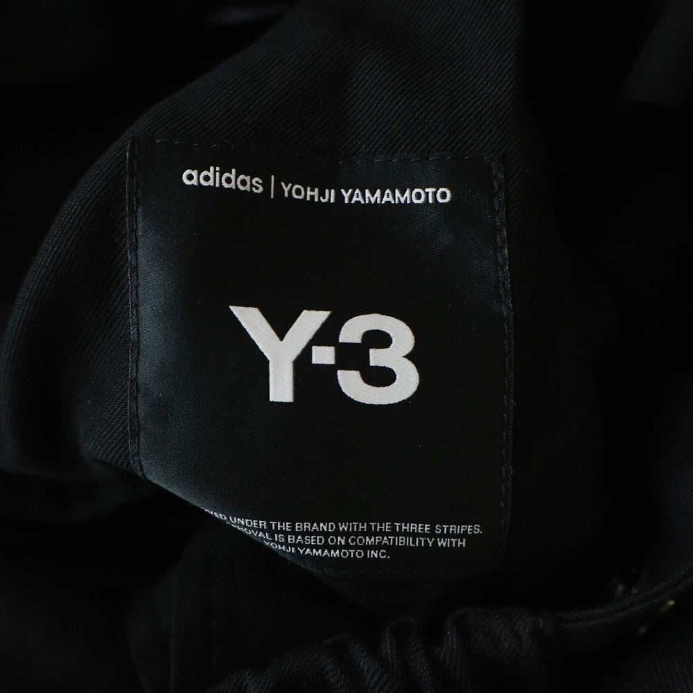Y-3(ワイスリー) REF WO PANTS サイドライン ドローコード サルエルパンツ ブラック IW7455