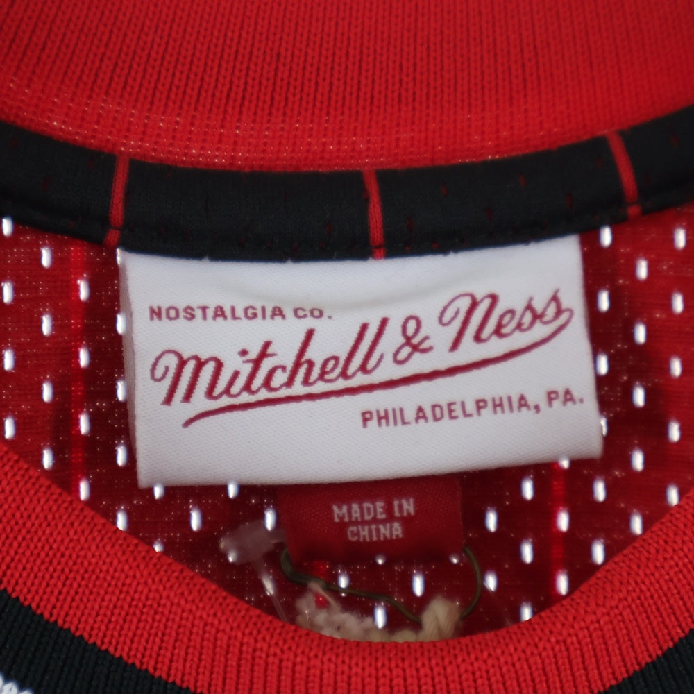 Mitchell&Ness(ミッチェル アンド ネス) Michael Jordan 1996-97 Chicago Bulls Authentic Jersey シカゴブルズユニフォーム ノースリーブタンクトップ ブラック/レッド
