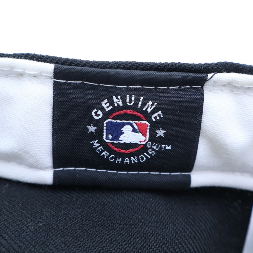 NEW ERA(ニューエラ) ×AIME LEON DORE エメリオンドレ エンブロイダリーデザイン ニューヨークヤンキース ベースボールキャップ 帽子 ブラック
