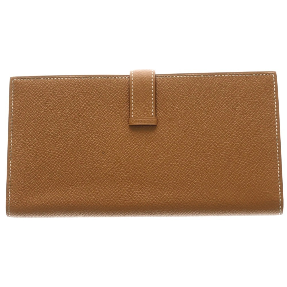 HERMES(エルメス) ベアンスフレ ゴールド金具 Y刻印 ロングウォレット 財布 ブラウン レディース