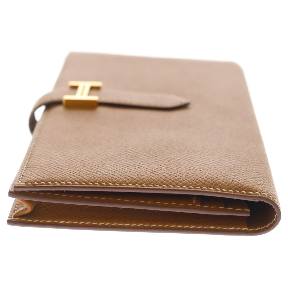 HERMES(エルメス) ベアンスフレ ゴールド金具 Y刻印 ロングウォレット 財布 ブラウン レディース