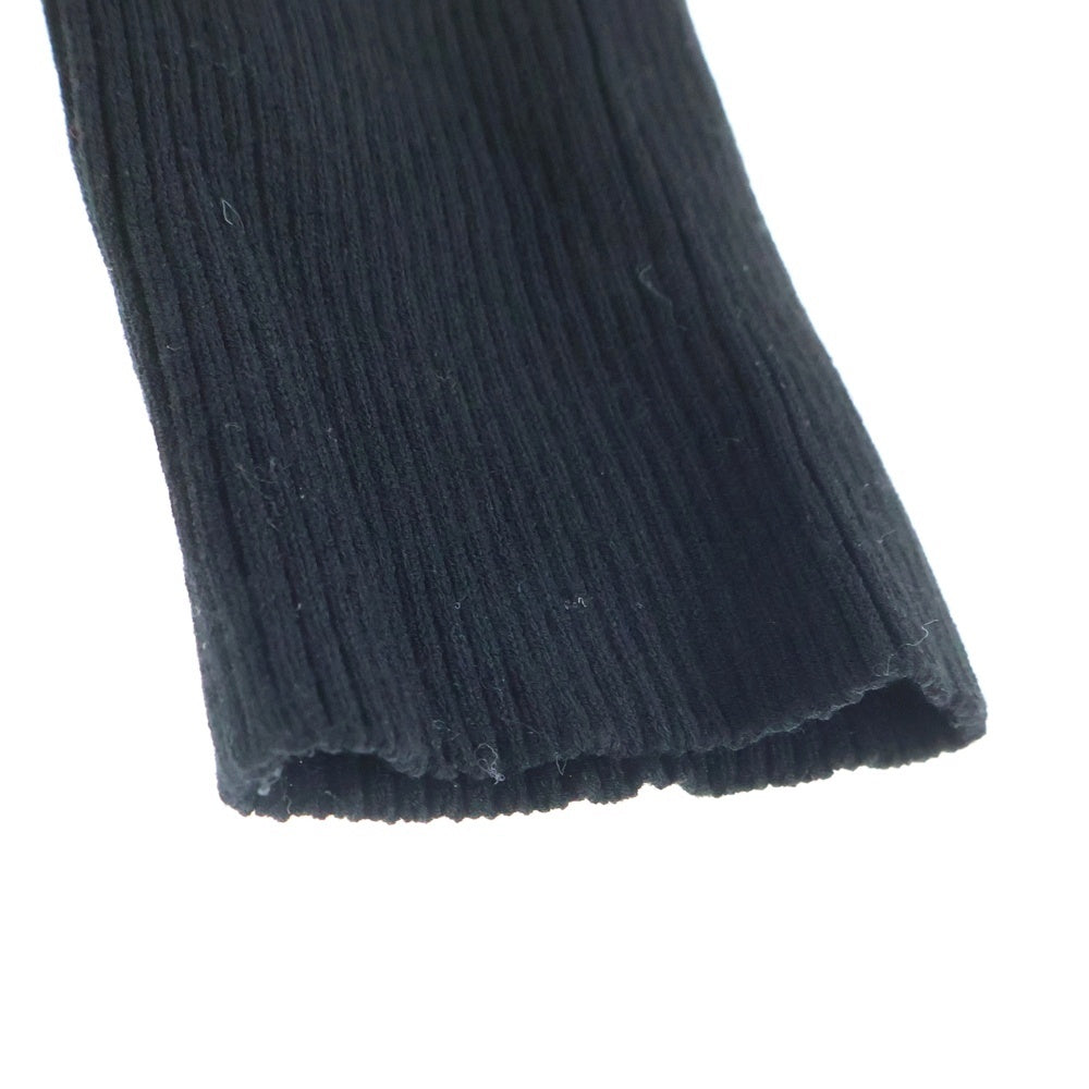 miumiu(ミュウミュウ) Wool and Cashmere Long-Sleeved Knit Sweater ビスコース ウールカシミヤ 長袖ニット セーター レディース ブラック MML787 12TJ F0002 S 232