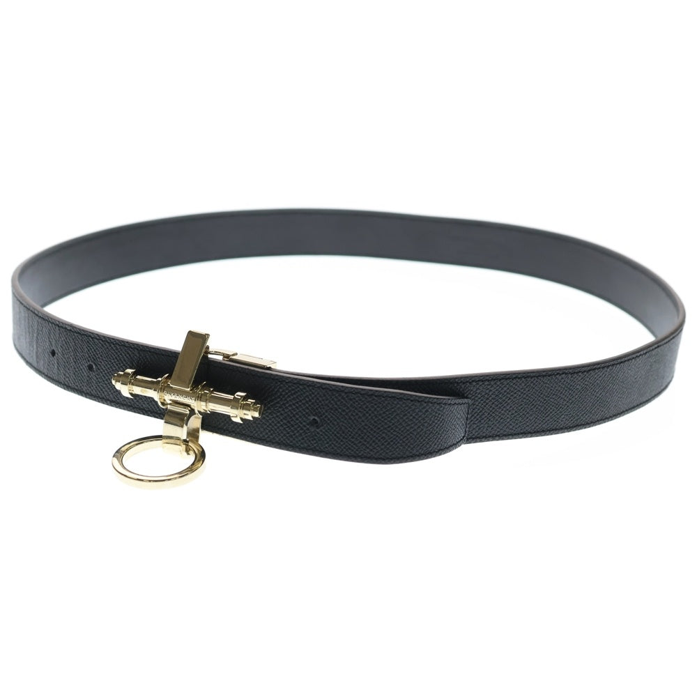 GIVENCHY(ジバンシィ) BY RICCARDO TISCI OBSEDIA BELT リカルド ティッシ オブセディア ロゴデザイン レザー ベルト ブラック