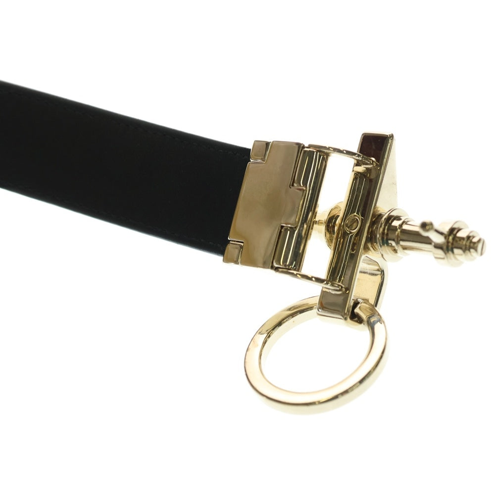 GIVENCHY(ジバンシィ) BY RICCARDO TISCI OBSEDIA BELT リカルド ティッシ オブセディア ロゴデザイン レザー ベルト ブラック