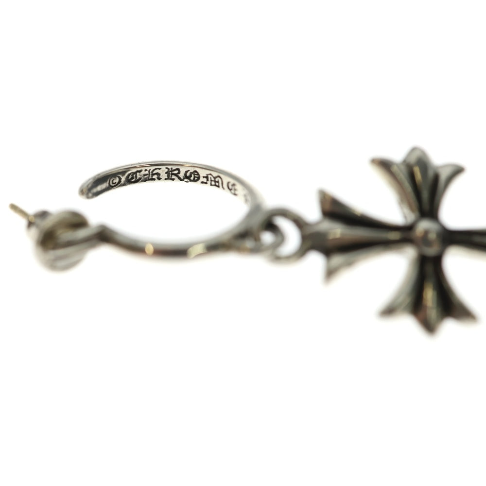 CHROME HEARTS(クロムハーツ) TINY CH CROSS タイニーCHクロス フープピアス シルバー BCA115