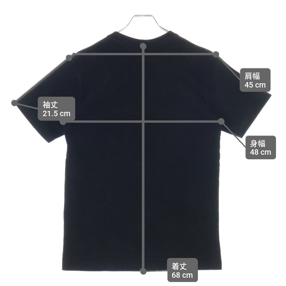 DIOR(ディオール) 20AW Shawn Stussy T-Shirt ショーンステューシー ロゴ刺繍半袖Tシャツ ブラック 033J625I0554 レディース