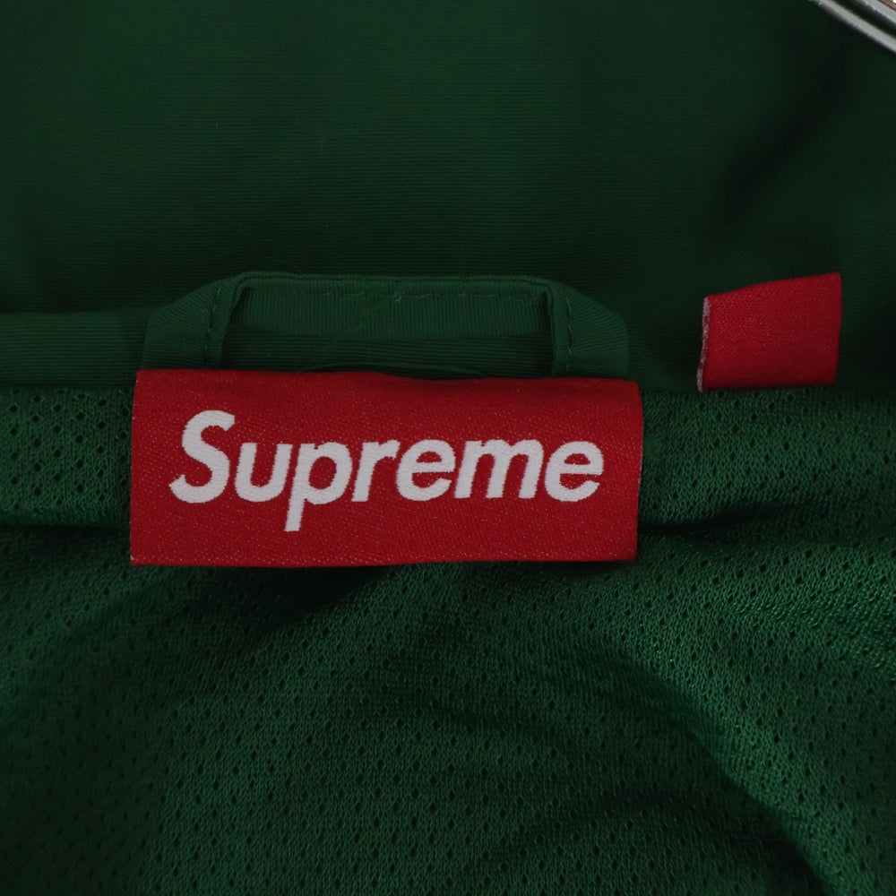 SUPREME(シュプリーム) 24AW Spellout Embroidered Track Jacket スペルアウト エンブロイダード トラックジャケット ブルゾン グリーン