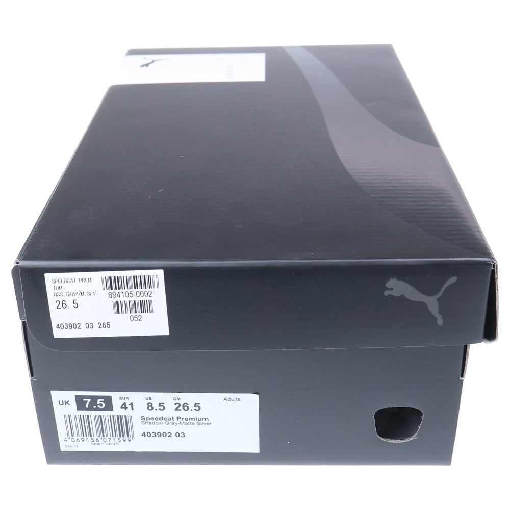 PUMA(プーマ) SPEEDCAT PREMIUM 403902-03 スピードキャットプレミアム スエード ローカットスニーカー グレー US8.5/26.5cm