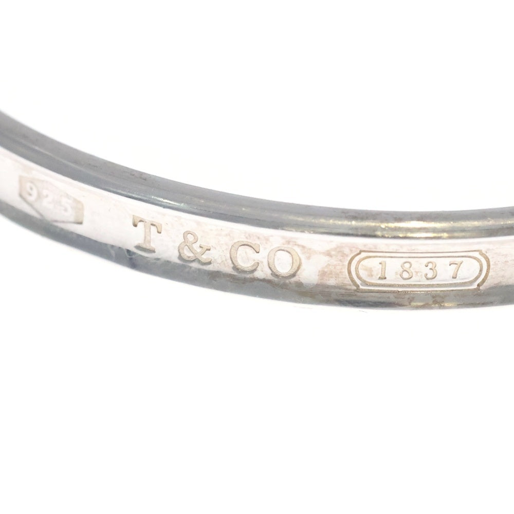 TIFFANY & Co.(ティファニー) 1837 ロゴデザイン ナローバングル ブレスレット シルバー レディース