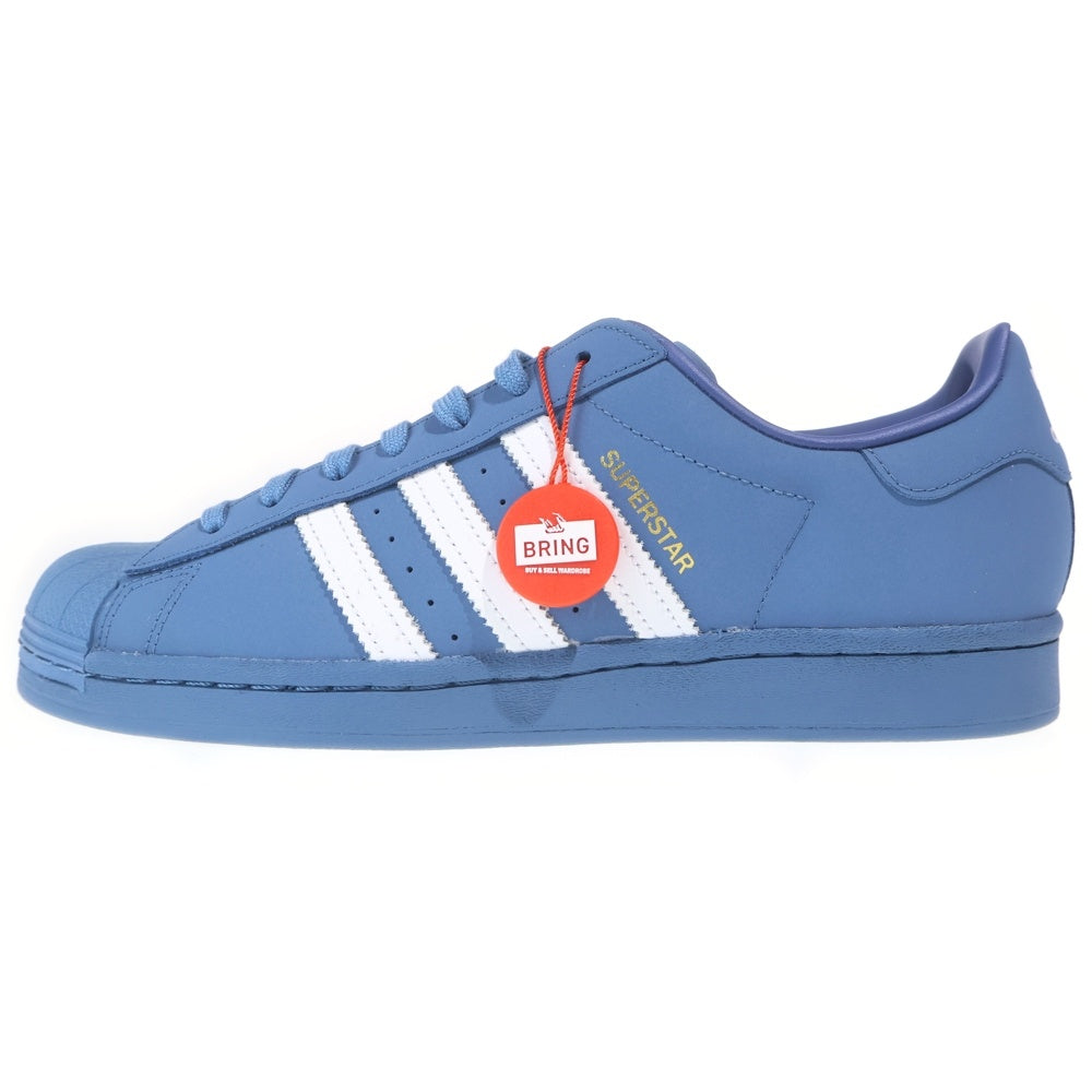 adidas(アディダス) ×Daiki Tsuneta ×atmos SUPERSTER 常田大希 ダイキツネタ アトモス スーパースター ローカットスニーカー ブルー US9.5/27.5cm H06346