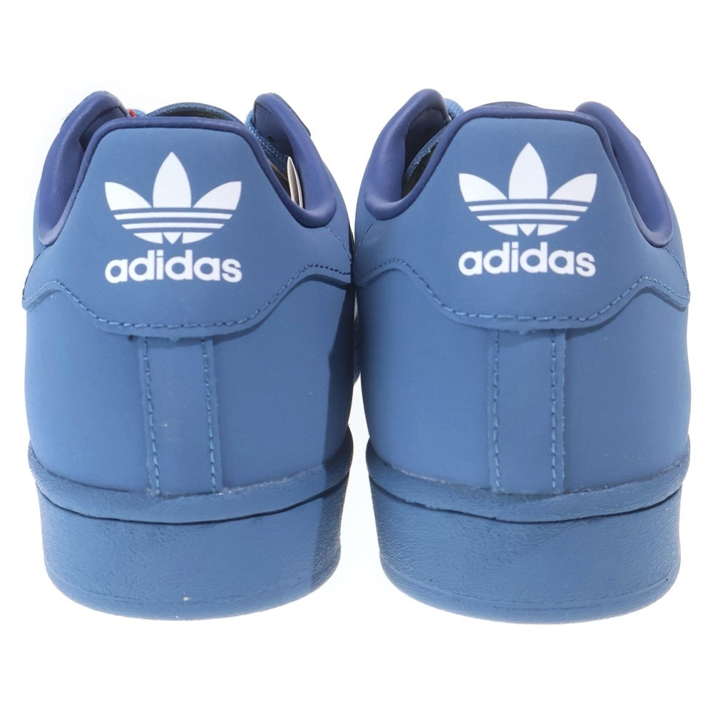 adidas(アディダス) ×Daiki Tsuneta ×atmos SUPERSTER 常田大希 ダイキツネタ アトモス スーパースター ローカットスニーカー ブルー US9.5/27.5cm H06346