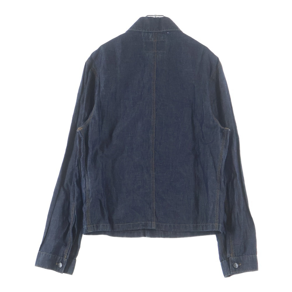 PRADA(プラダ) Triangle Chambray Blouson トライアングルシャンブレーブルゾン 長袖シャツ インディゴ GEB254