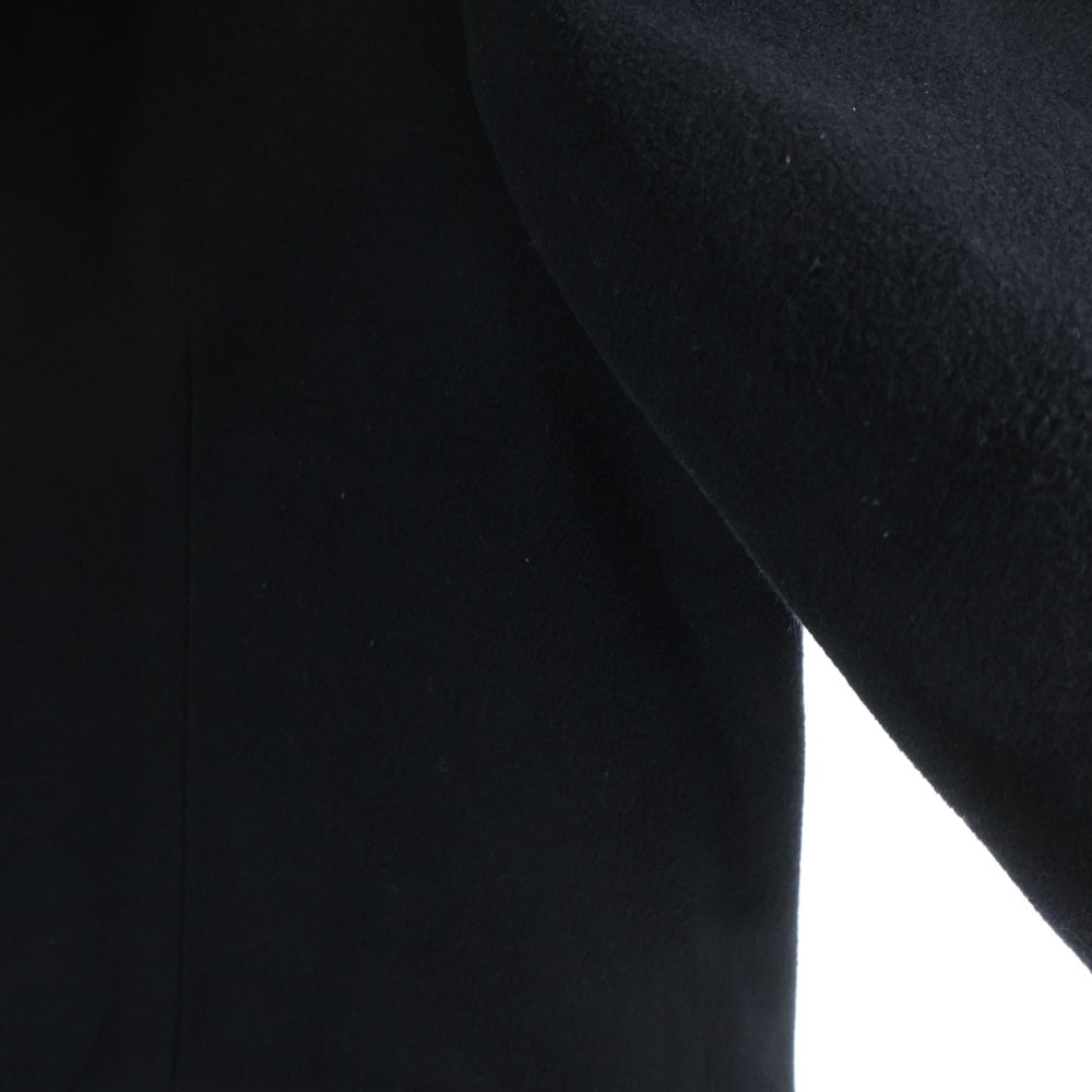 WACKO MARIA(ワコマリア) 24AW CHESTERFIELD COAT レオパード柄裏地 チェスターフィールドコート ブラック