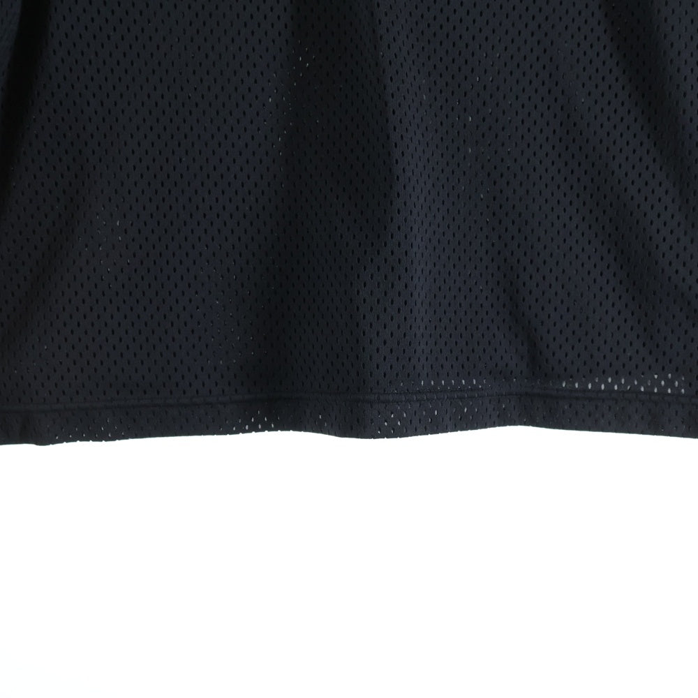 WTAPS(ダブルタップス) 25SS NETMINDER/LS/POLY ネットマインダー ロングスリーブ メッシュ ホッケー シャツ ブラック 251ATDT-CSM23