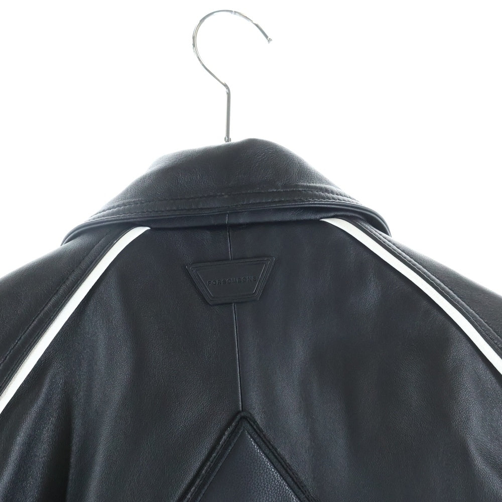 AVIREX(アヴィレックス) ×FORSOMEONE Back Logo Single Riders Leather Jacket ×フォーサムワン バックロゴ シングル ライダース レザージャケット ブラック 783-4250013