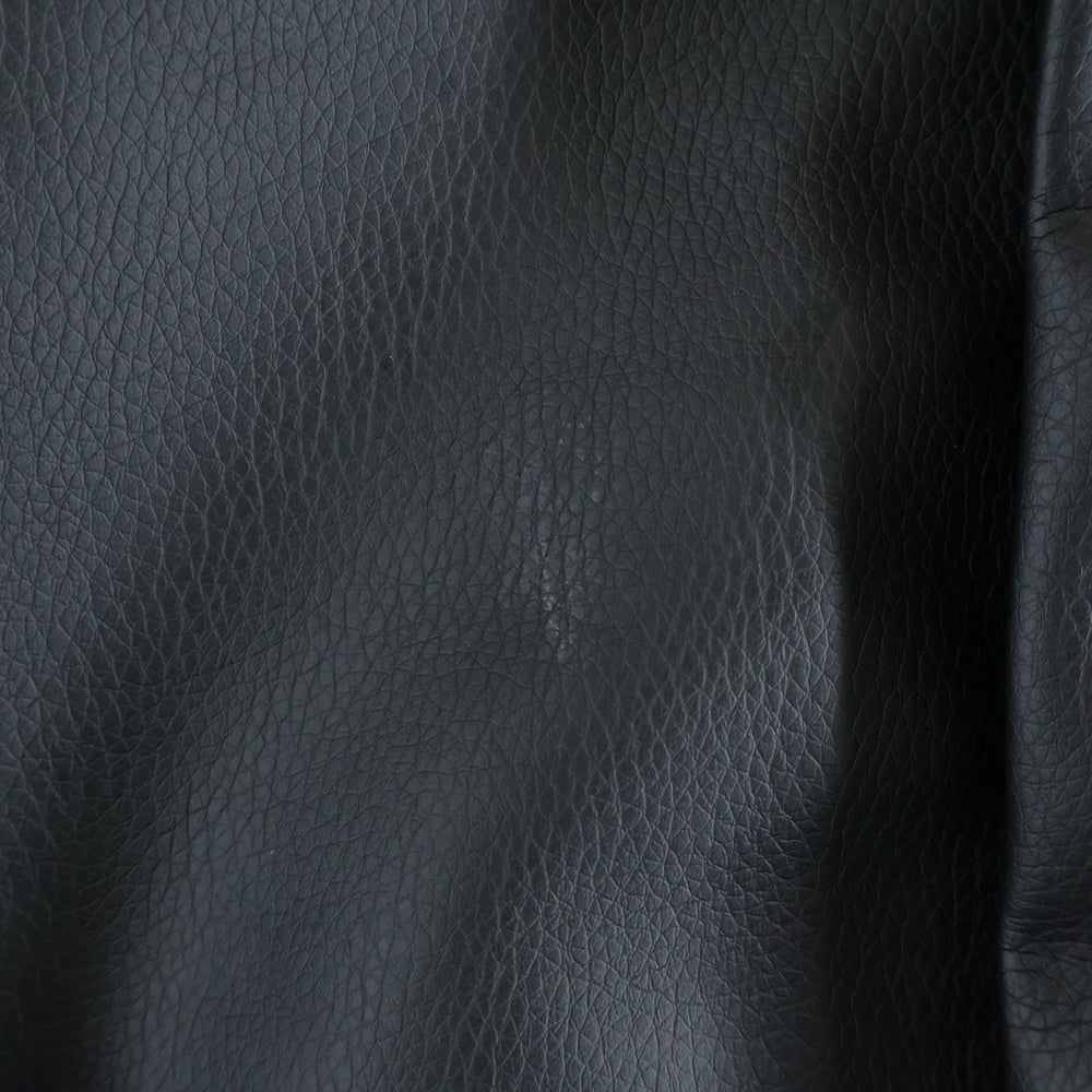 YEEZY(イージー) JC-01 leather jacket フェイクレザー ジップアップ ブルゾン ジャケット ブラック
