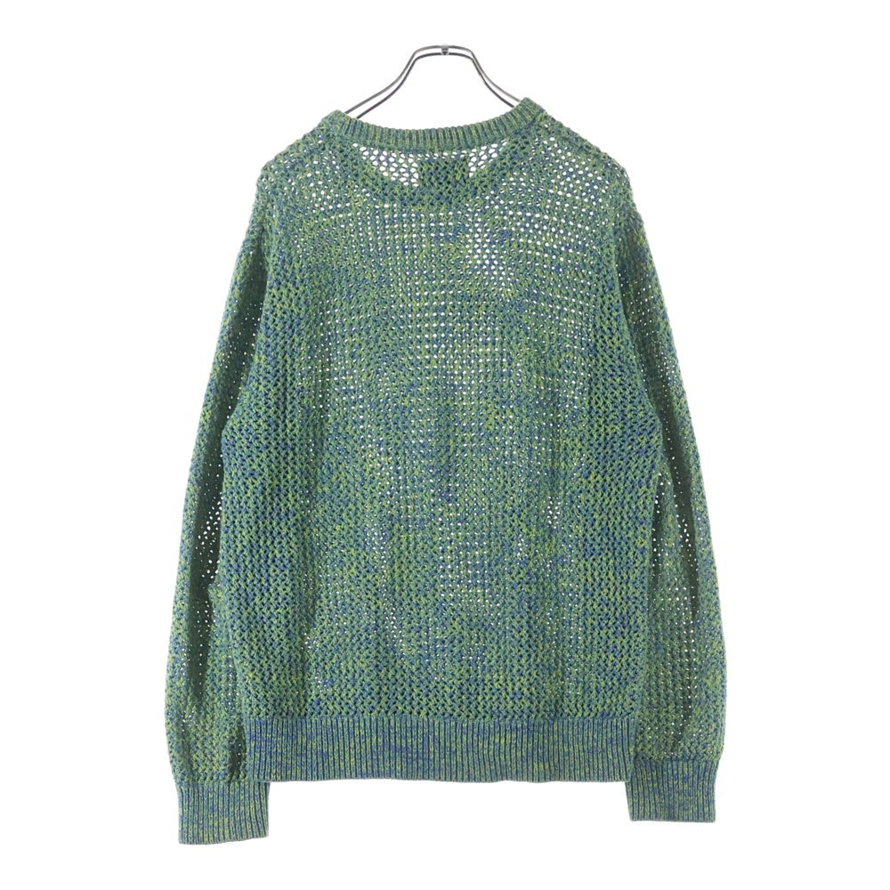 STUSSY(ステューシー) 2 Tone Loose Gauge Knit Sweater ツートーンルーズゲージ ニットセーター グリーン 117136