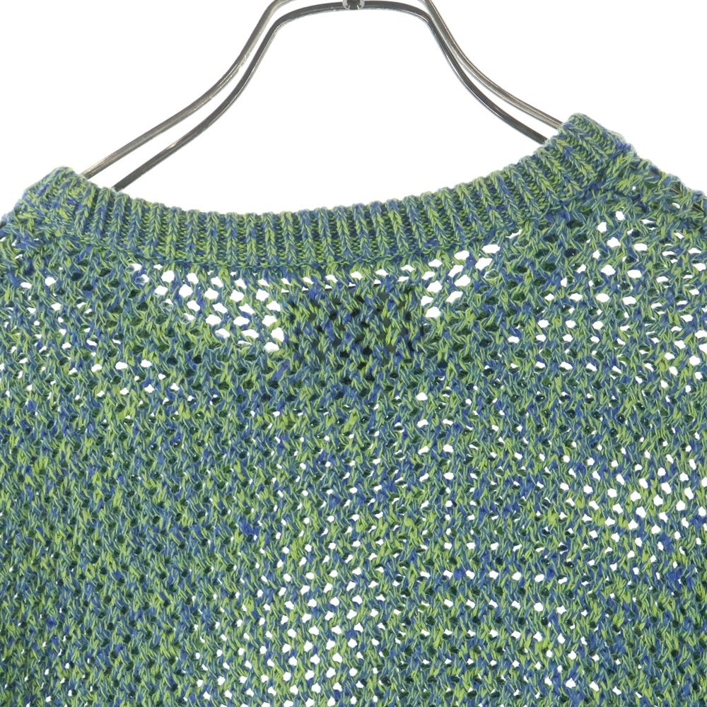 STUSSY(ステューシー) 2 Tone Loose Gauge Knit Sweater ツートーンルーズゲージ ニットセーター グリーン 117136