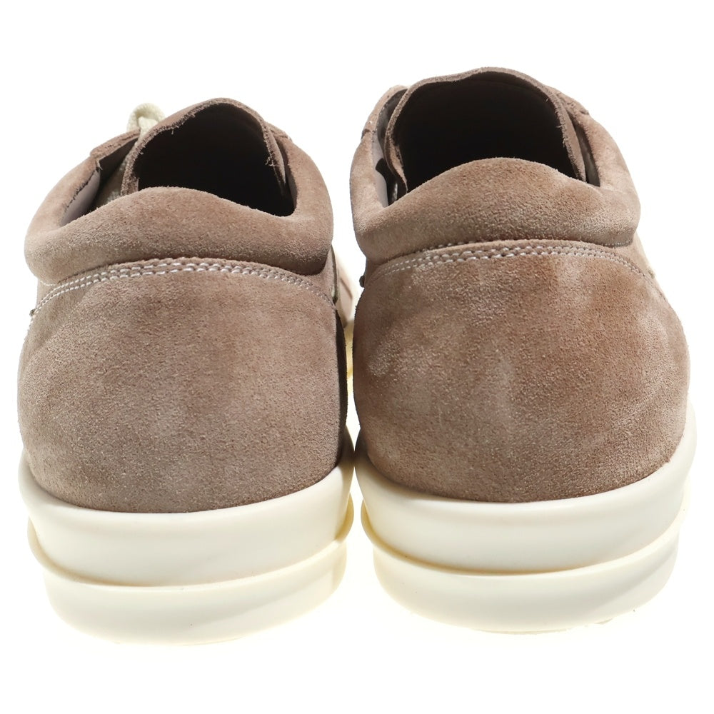 Rick Owens(リックオウエンス) HOLLYWOOD VINTAGE SNEAKS ハリウッド ヴィンテージ スウェードレザー ローカットスニーカー フレッシュ/ミルク RU01E5897LVSLCO