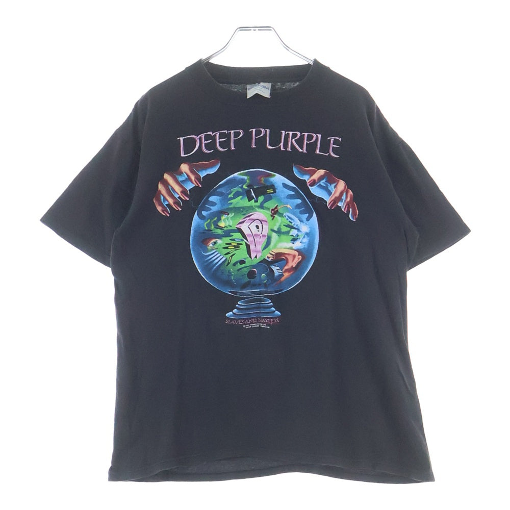 VINTAGE(ヴィンテージ) 90's VINTAGE Deep Purple ディープパープル 半袖プリントTシャツ カットソー ブラック