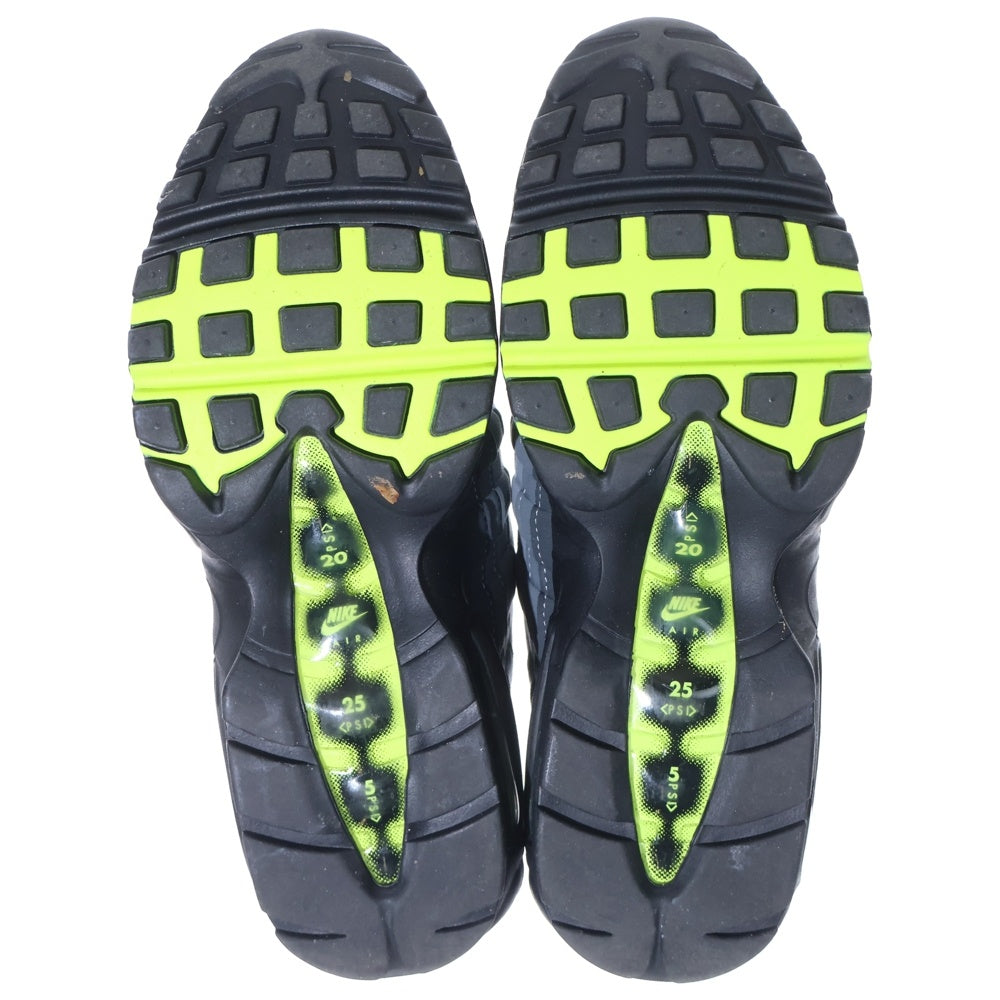 NIKE(ナイキ) AIR MAX 95 OG NEON YELLOW 2020 エアマックス ネオンイエロー ローカットスニーカー イエロー/グレー US8.5/26.5cm CT1689-001