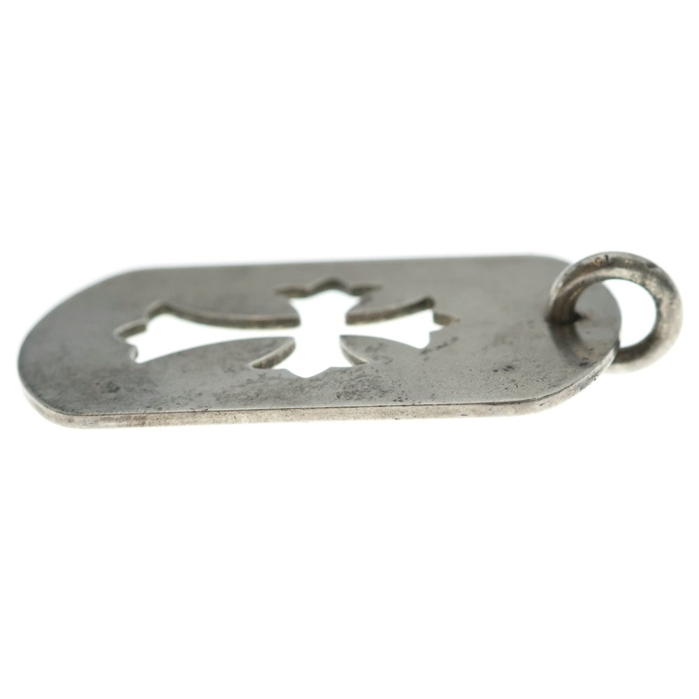 CHROME HEARTS(クロムハーツ) D TAG LRG CO CRS カットアウトクロスドッグタグ ラージ ペンダントトップ シルバー BCA239