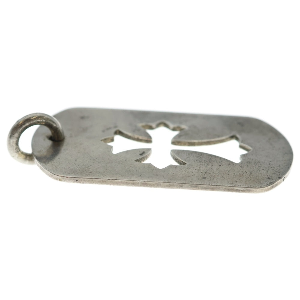 CHROME HEARTS(クロムハーツ) D TAG LRG CO CRS カットアウトクロスドッグタグ ラージ ペンダントトップ シルバー BCA239