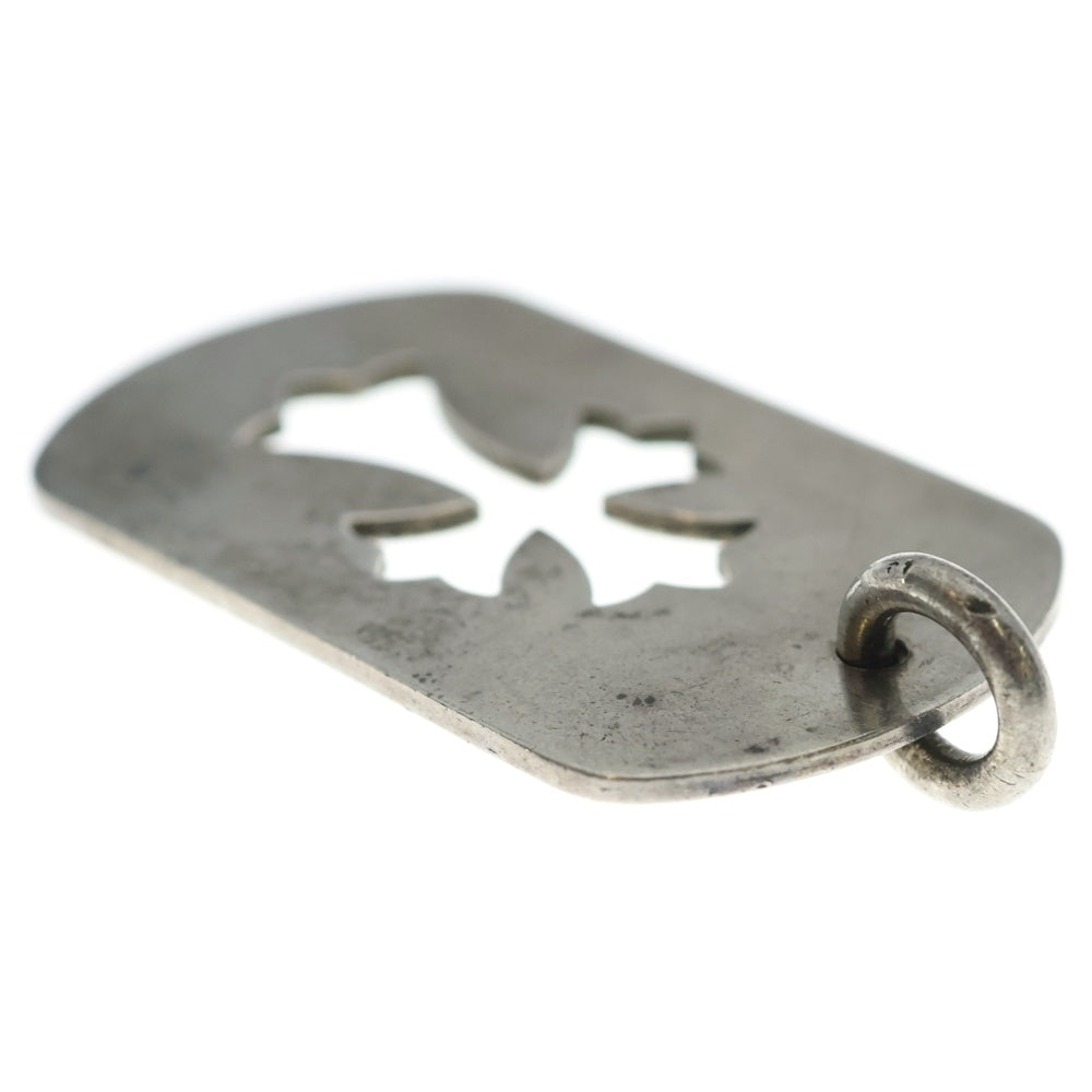 CHROME HEARTS(クロムハーツ) D TAG LRG CO CRS カットアウトクロスドッグタグ ラージ ペンダントトップ シルバー BCA239
