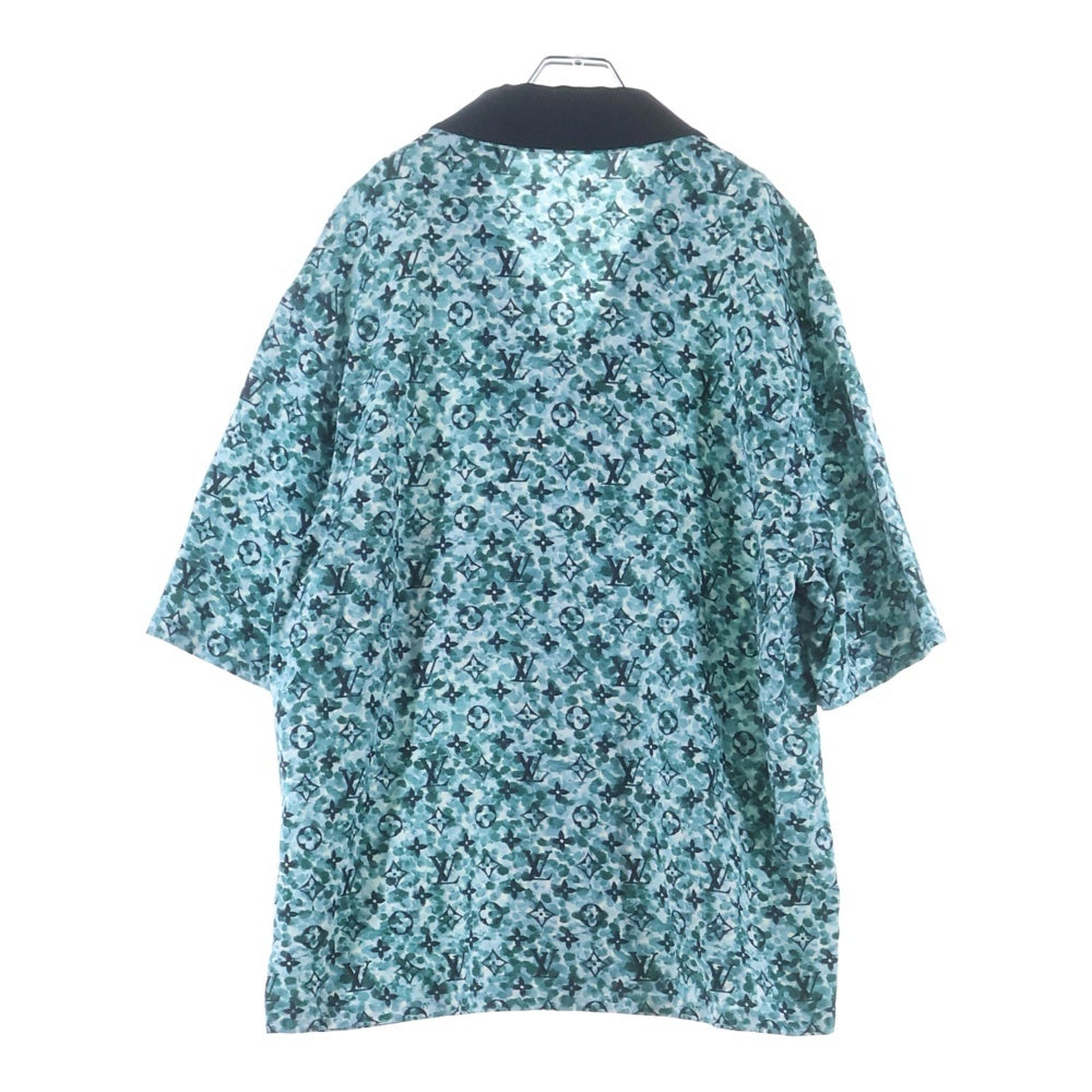 LOUIS VUITTON(ルイヴィトン) Monogram Ration Shirt モノグラムレーションシャツ 半袖シャツ ブルー RM232M ZR1 HPS25W