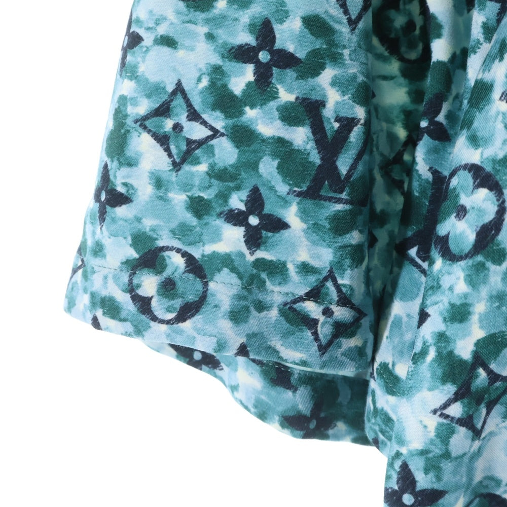 LOUIS VUITTON(ルイヴィトン) Monogram Ration Shirt モノグラムレーションシャツ 半袖シャツ ブルー RM232M ZR1 HPS25W