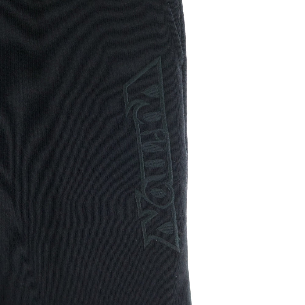 LOUIS VUITTON(ルイヴィトン) 23SS Embossed Logo エンボスロゴ刺繍パンツ ブラック RM231M TO4 HOP06W