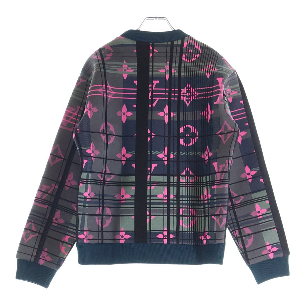 LOUIS VUITTON(ルイヴィトン) Monogram Jacquard Sweatshirt モノグラムジャカードスウェットシャツ グリーン HKY75WZRW