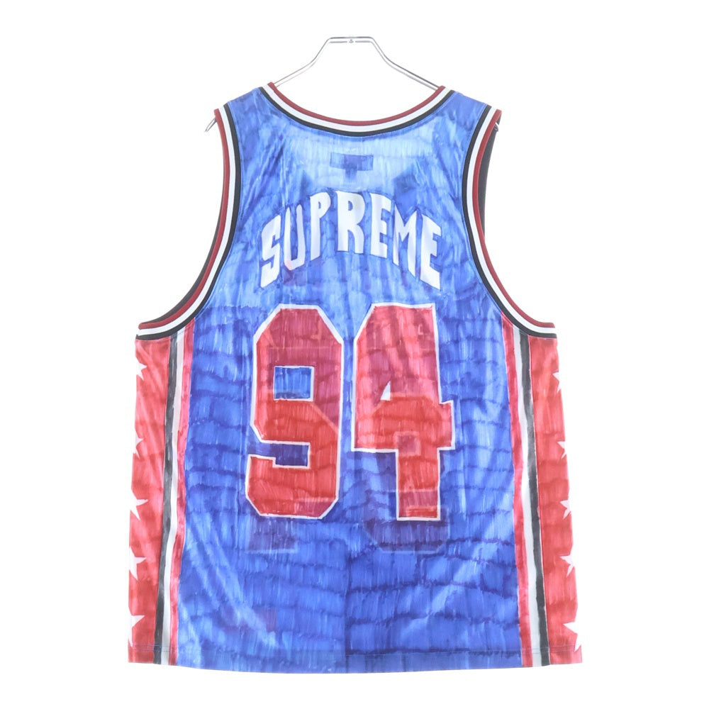 SUPREME(シュプリーム) 25SS Marker Basketball Jersey マーカーバスケット ボール ジャージー ノースリーブ カットソー ゲームシャツ マルチ
