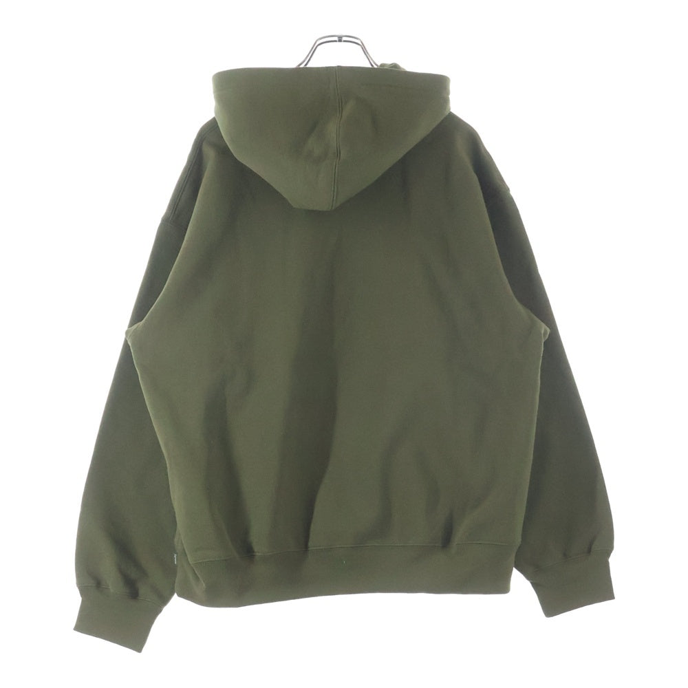 SUPREME(シュプリーム) 25SS Small Box Hooded Sweatshirt スモールボックスロゴ プルオーバーパーカー フーディー オリーブ