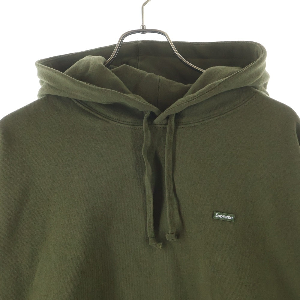 SUPREME(シュプリーム) 25SS Small Box Hooded Sweatshirt スモールボックスロゴ プルオーバーパーカー フーディー オリーブ